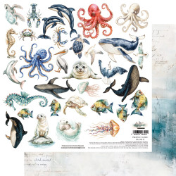 Alchemy of Art skräppipaperi Ocean Blue