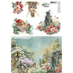 Alchemy of Art riisipaperi The World of Fairies