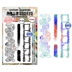Aall & Create leimasin Circles & Strokes