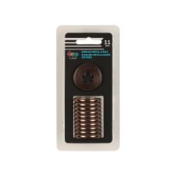 Mambi Happy Planner metallirenkaat, medium, sävy Brown Maple Leaf