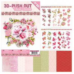 3D-Push Out -kirja Blush Blooms