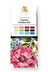 Altenew Artist Markers -setti Cosmic Garden, alkoholitussit