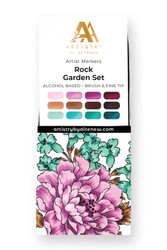 Altenew Artist Markers -setti Rock Garden, alkoholitussit