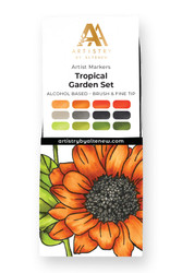 Altenew Artist Markers -setti Tropical Garden, alkoholitussit