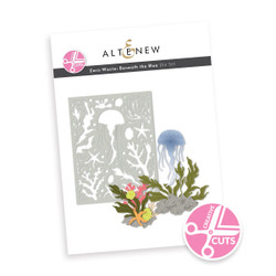 Altenew stanssi Creative Cuts,  Zero-Waste: Beneath the Blue