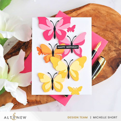 Altenew stanssi Creative Cuts,  Zero-Waste: Fluttering Fantasies