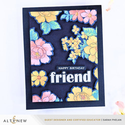 Altenew One-Go: Friendship Flowers -setti