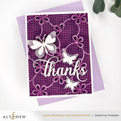 Altenew 3D kohokuviointikansio Lace Topped Petals