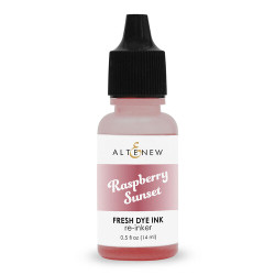 Altenew Fresh Dye Ink -täyttöpullo, sävy Raspberry Sunset