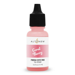 Altenew Fresh Dye Ink -täyttöpullo, sävy Coral Berry
