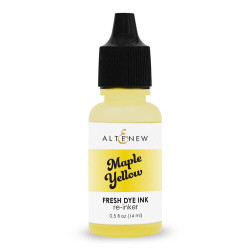 Altenew Fresh Dye Ink -täyttöpullo, sävy Maple Yellow