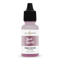 Altenew Fresh Dye Ink -täyttöpullo, sävy Acai Berry