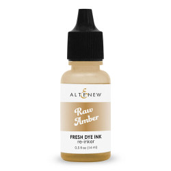 Altenew Fresh Dye Ink -täyttöpullo, sävy Raw Amber