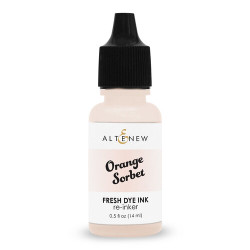 Altenew Fresh Dye Ink -täyttöpullo, sävy Orange Sorbet