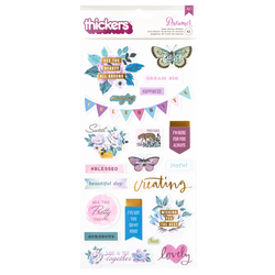 American Crafts Foam Stickers -tarrat Dreamer Thickers