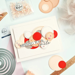 Pinkfresh Studio stanssi Double Stitched Circle