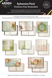 Arden Creative Studio Ephemera -leikekuvat Christmas Cheer Bookmarkers.