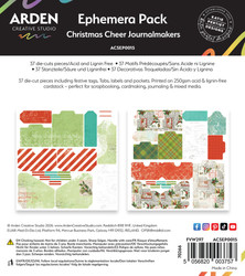 Arden Creative Studio Ephemera -leikekuvat Christmas Cheer Journalmakers.