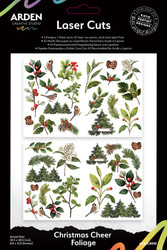 Arden Creative Studio Laser Cuts -leikekuvat Christmas Cheer Foliage