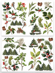 Arden Creative Studio Laser Cuts -leikekuvat Christmas Cheer Foliage