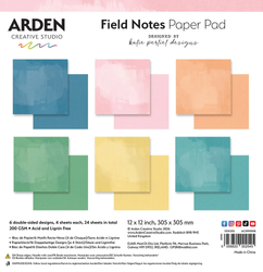 Arden Creative Studio paperikko Field Notes Solids, 12