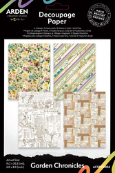 Arden Creative Studio Decoupage -paperi, Garden Chronicles