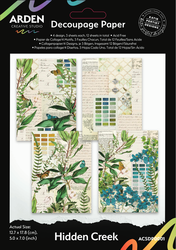 Arden Creative Studio Decoupage -paperi, Hidden Creek