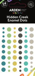Arden Creative Studio Enamel Dots -tarrat Hidden Creek