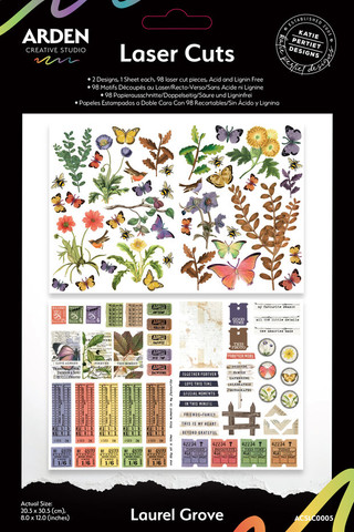 Arden Creative Studio Ephemera -leikekuvat Laurel Grove