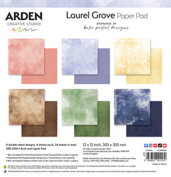 Arden Creative Studio paperikko Laurel Grove Solids, 12