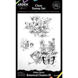 Arden Creative Studio leimasin Botanical Clusters 01