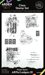 Arden Creative Studio leimasin Artful Ledgers 01