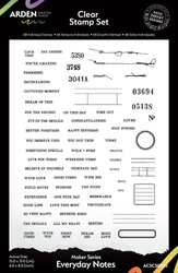 Arden Creative Studio leimasin Everyday Notes