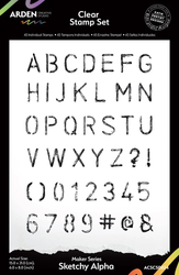 Arden Creative Studio leimasin Sketchy Alpha