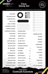 Arden Creative Studio leimasin Gratitude Essentials