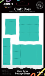 Arden Creative Studio stanssi Postage Sheet