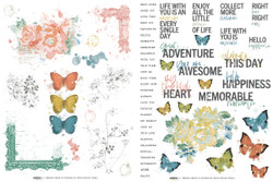 Arden Studio Rub-Ons siirtokuvat Page Starters