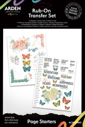 Arden Studio Rub-Ons siirtokuvat Page Starters