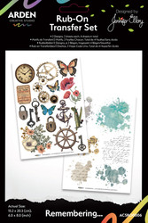 Arden Studio Rub-Ons siirtokuvat Remembering..., 4 arkkia