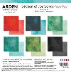 Arden Creative Studio paperikko Season of Joy, Solids, 12