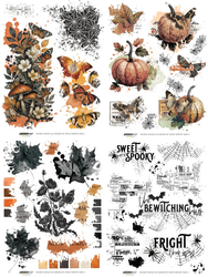 Arden Creative Studio Rub-Ons siirtokuvat Wicked Woods, 4 arkkia