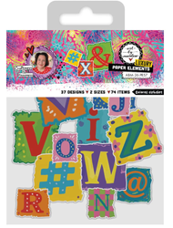 Studio Light Art By Marlene Paper Elements -leikekuvat Colored Alphabet