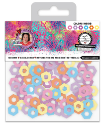Studio Light Art By Marlene Hole-Reinforcement Hexagon Confetti