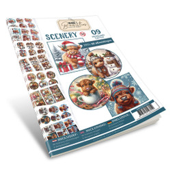 Berrie's Beauties Scenery Book -kirja Highland Cattle