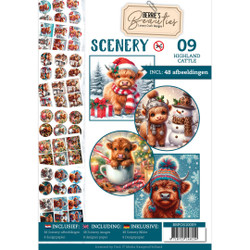 Berrie's Beauties Scenery Book -kirja Highland Cattle