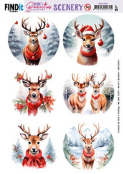 Berrie's Beauties 3D-kuvat Deer Round