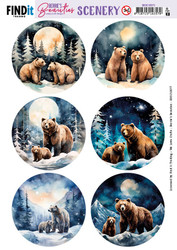 Berrie's Beauties 3D-kuvat Bear Round