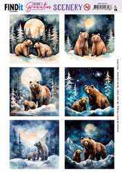 Berrie's Beauties 3D-kuvat Bear Square