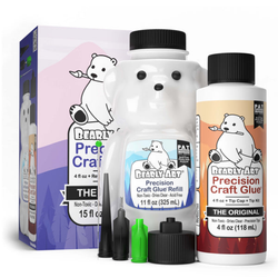 Bearly Art Precision Craft Glue - THE BUNDLE -setti