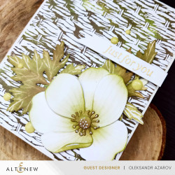 Altenew Press Plate Essential Textures: Basketweave -levy